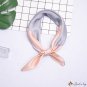 Silk scarf female models simulation silk printing small square scarf bank scarf shawl 53cm