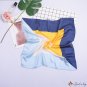 Silk scarf female models simulation silk printing small square scarf bank scarf shawl 53cm