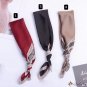 Silk scarf female new lace edge 53cm printed small square scarf bank scarf shawl