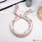 Silk scarf female new cloud satin simulation silk printing small square scarf headscarf