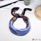 New 70cm simulation silk cloud satin printing small square scarf headscarf silk scarf female