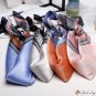 New 70cm simulation silk cloud satin printing small square scarf headscarf silk scarf female