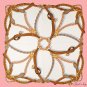 The new 130CM silk scarf female spring simulation silk twill silk large printed square scarf shawl s