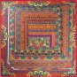 The new 130CM silk scarf female spring simulation silk twill silk large printed square scarf shawl s