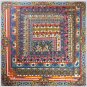 The new 130CM silk scarf female spring simulation silk twill silk large printed square scarf shawl s