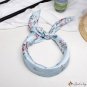 Silk scarf female new simulation silk printing square scarf vintage turban scarf
