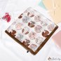 Silk scarf female new simulation silk printing square scarf vintage turban scarf