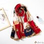 Beach silk scarf new simulation silk new silk satin large square scarf in the long paragraph vacatio