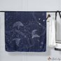 New simulation silk printing long square scarf vacation sun screen shawl new silk satin scarf female