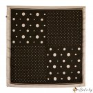 Printed silk scarf female new simulation silk polka dot square scarf vintage silk scarf