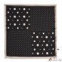Printed silk scarf female new simulation silk polka dot square scarf vintage silk scarf