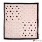 Printed silk scarf female new simulation silk polka dot square scarf vintage silk scarf