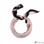 Printed silk scarf female new simulation silk polka dot square scarf vintage silk scarf