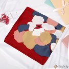 New simulation silk scarf scarf 70cm printing literary small square scarf small neck scarf headscarf