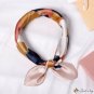 New simulation silk scarf scarf 70cm printing literary small square scarf small neck scarf headscarf
