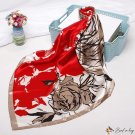 Silk scarf female summer new colorful printing small square scarf shawl headscarf scarf