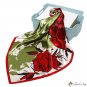 Silk scarf female summer new colorful printing small square scarf shawl headscarf scarf