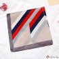 New simulation silk stripes printed small square scarf satin printed 70cm scarf