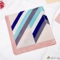 New simulation silk stripes printed small square scarf satin printed 70cm scarf