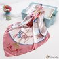 New large square scarf 90cm satin simulation silk scarf activities scarf female print shawl