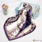 Silk scarf female new simulation silk printing small square scarf scarf shawl headscarf
