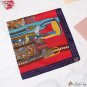 Silk scarf female summer simulation silk satin small square scarf polka dot print scarf