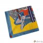 Silk scarf female summer simulation silk satin small square scarf polka dot print scarf