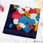 Silk scarf female simulation silk satin 70cm printed literary small square scarf headscarf