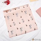 Scarf simulation silk cartoon puppy print decorative small silk scarf female small square scarf neck
