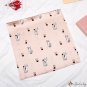 Scarf simulation silk cartoon puppy print decorative small silk scarf female small square scarf neck
