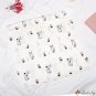 Scarf simulation silk cartoon puppy print decorative small silk scarf female small square scarf neck