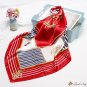 New 90cm satin simulation silk scarf plaid color blocking print scarf female shawl headscarf