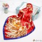 90CM silk scarf female new simulation silk printing square scarf satin scarf headscarf
