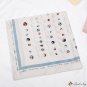 70cm silk scarf female new simulation silk cloud satin printing small square silk shawl