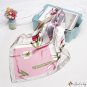 Silk scarf female new simulation of silk square scarf wenzhu flower printing shawl scarf