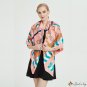Simulation silk scarf female new printing scarf large square scarf spring satin shawl