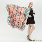 Simulation silk scarf female new printing scarf large square scarf spring satin shawl