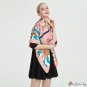 Simulation silk scarf female new printing scarf large square scarf spring satin shawl