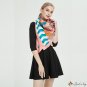 Simulation silk scarf female new printing scarf large square scarf spring satin shawl