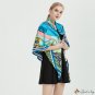 Silk scarf female new simulation silk twill silk large square scarf satin scarf shawl