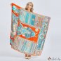 Silk scarf female new simulation silk twill silk printing shawl square scarf scarf
