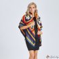 130CM large square scarf female models simulation silk twill silk printing silk scarf shawl scarf