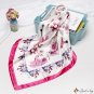 Silk scarf female new simulation silk printing square scarf decorative headscarf shawl scarf holiday