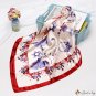 Silk scarf female new simulation silk printing square scarf decorative headscarf shawl scarf holiday