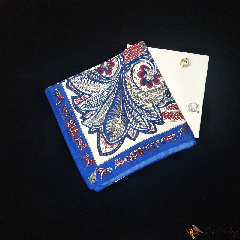 Large square scarf female new summer vacation shawl scarf simulation silk printing silk scarf