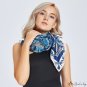 Large square scarf female new summer vacation shawl scarf simulation silk printing silk scarf