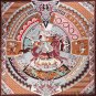 Shawl female new simulation silk twill silk satin printing large square scarf scarf silk scarf