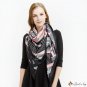 Shawl female new simulation silk twill silk satin printing large square scarf scarf silk scarf