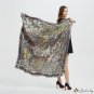 New simulation of silk twill satin printing large square scarf shawl female scarf silk scarf