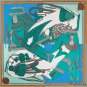 Large square scarf female new simulation silk twill silk satin printed shawl scarf silk scarf